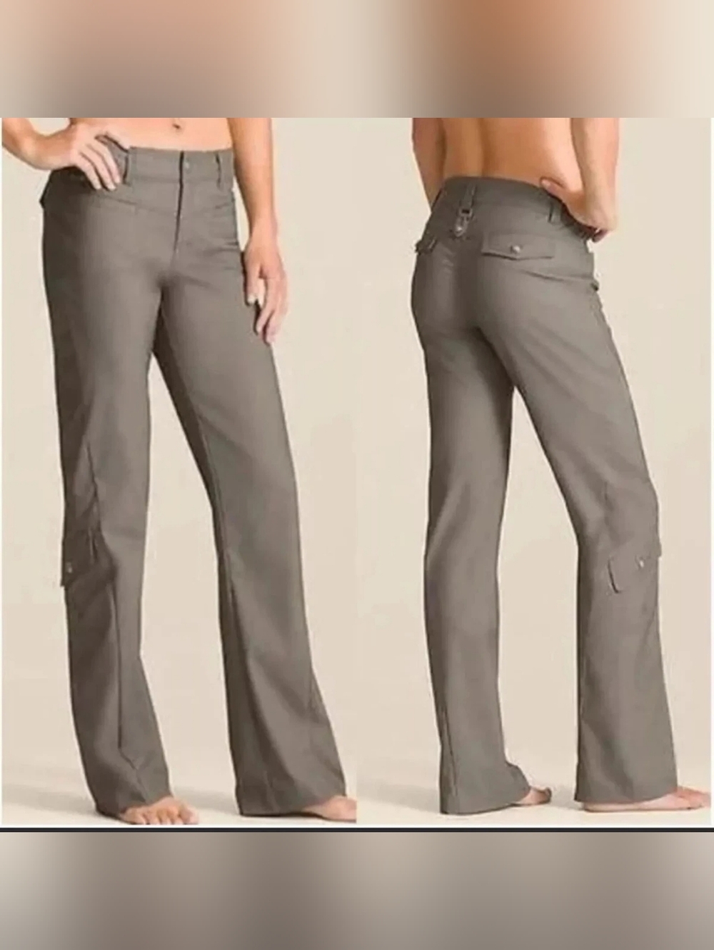 Athleta Dipper Cargo Pant, Color Gray Size 10
